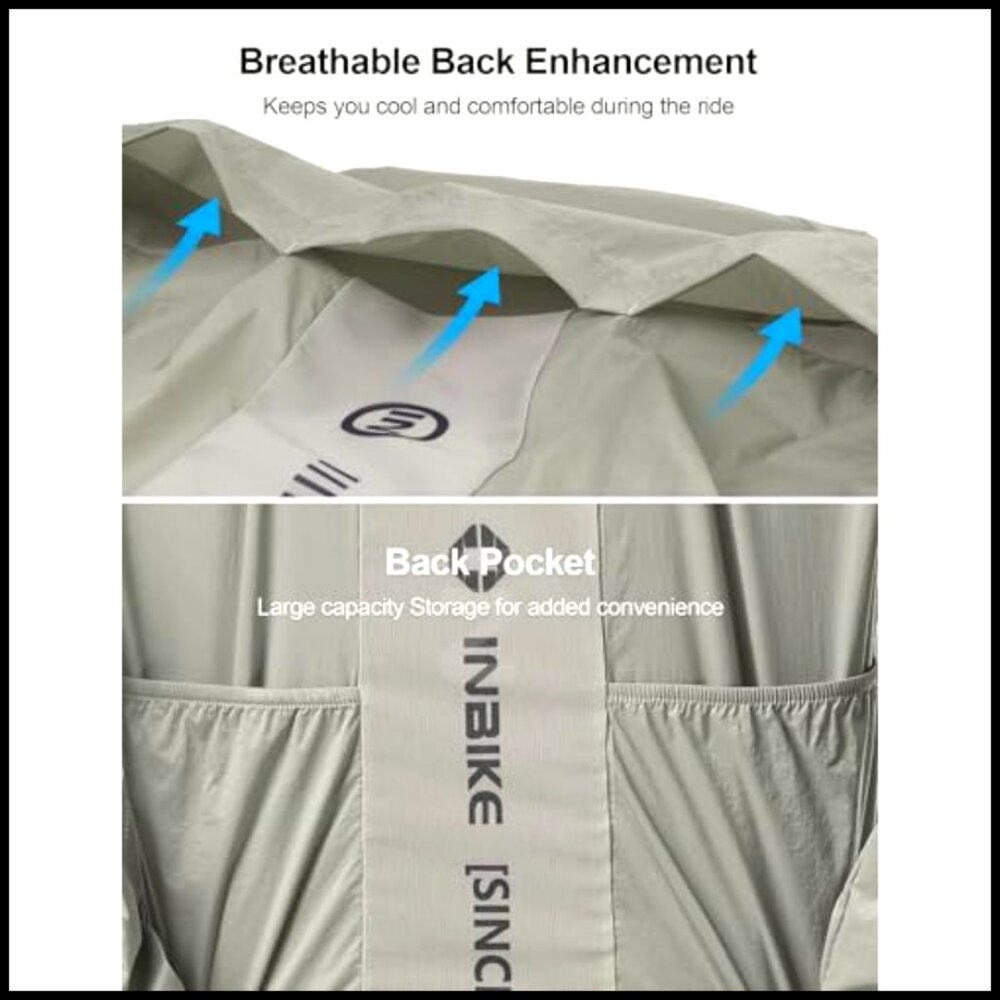 Windproof Cycling Jacket, Lightweight Running Win… - image 5